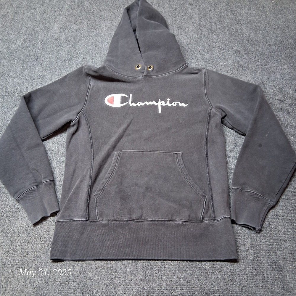 Vintage Champion Reverse Weave Warm Up 80s Red Tag Hoodie Size Small